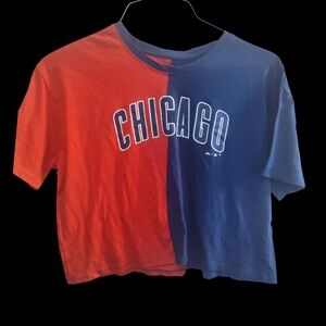 Women's ' Red and Blue Chicago Tee( 5 For $20 Item)